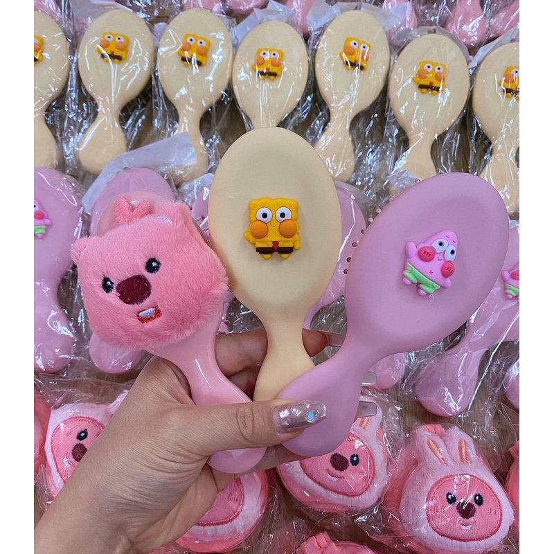 Gương lược gỡ rối hình Loopy dễ thương đáng yêu