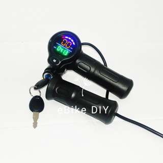 Tay ga xe điện báo volt, tốc độ, odo, trip