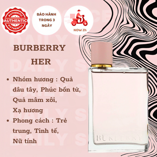Nước hoa Burberry Her Eau De Parfum-5ml/10ml/20ml