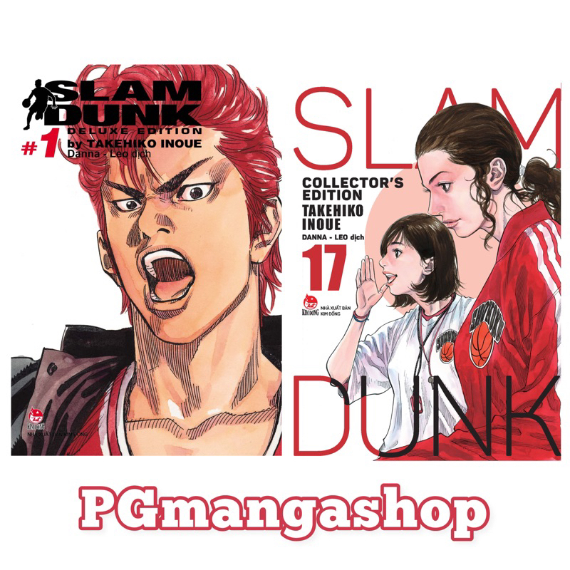 Truyện Tranh | Slam Dunk 2 bìa (Trọn bộ 17 tập)