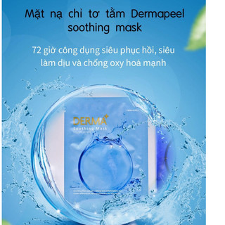 Mặt nạ chỉ tơ tằm dermapeel + – cấp ẩm - làm dịu sau 20p sử dụng