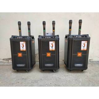 Loa kéo di động JBZ 1206 tặng kèm 2 míc hát karaoke