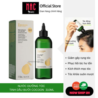 [Bigsize] Xịt dưỡng tóc tinh dầu bưởi Cocoon Pomelo Hair Tonic 310ml bản nâng cấp - nac beauty