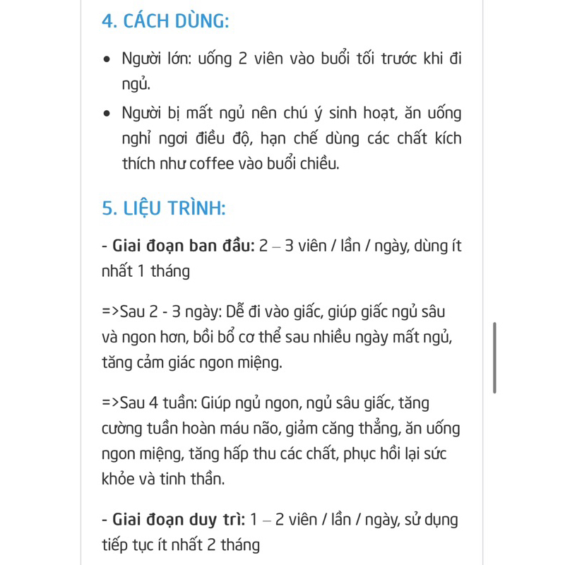 Đông Trùng Ăn Ngủ Ngon Chính Hãng Tâm Dược - Hộp 30 Viên