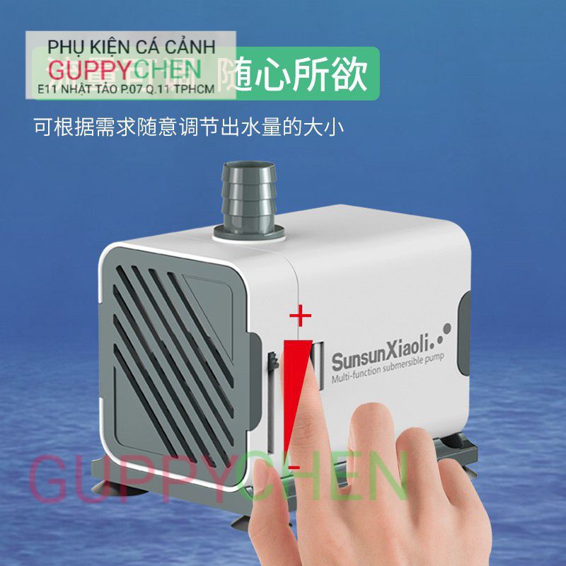 Máy Bơm Chìm Cao Cấp SUNSUN XIAOLI XQP-500, XQP-1000, XQP-1500,XQP-2500, XQP-3500 - Nhỏ Gọn Siêu Êm Dùng Cho Hồ Cá