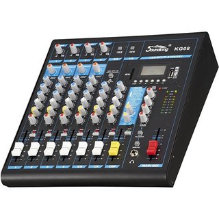 Mixer soundking kg08 - bàn trộn 8 line chính hãng - kết nối usb