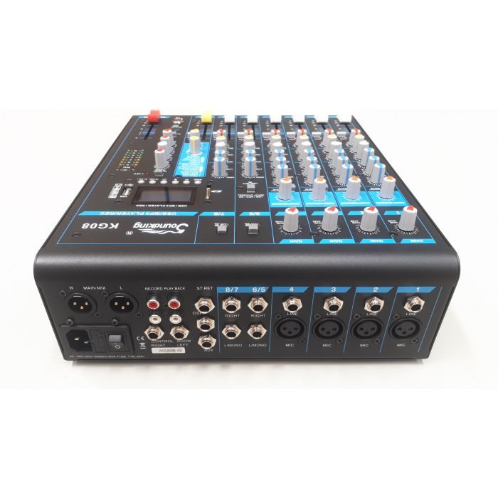 Mixer Soundking KG08 - Bàn trộn 8 line chính hãng - Kết nối USB