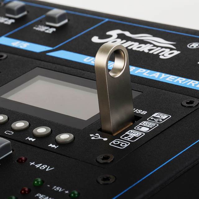 Mixer Soundking KG08 - Bàn trộn 8 line chính hãng - Kết nối USB