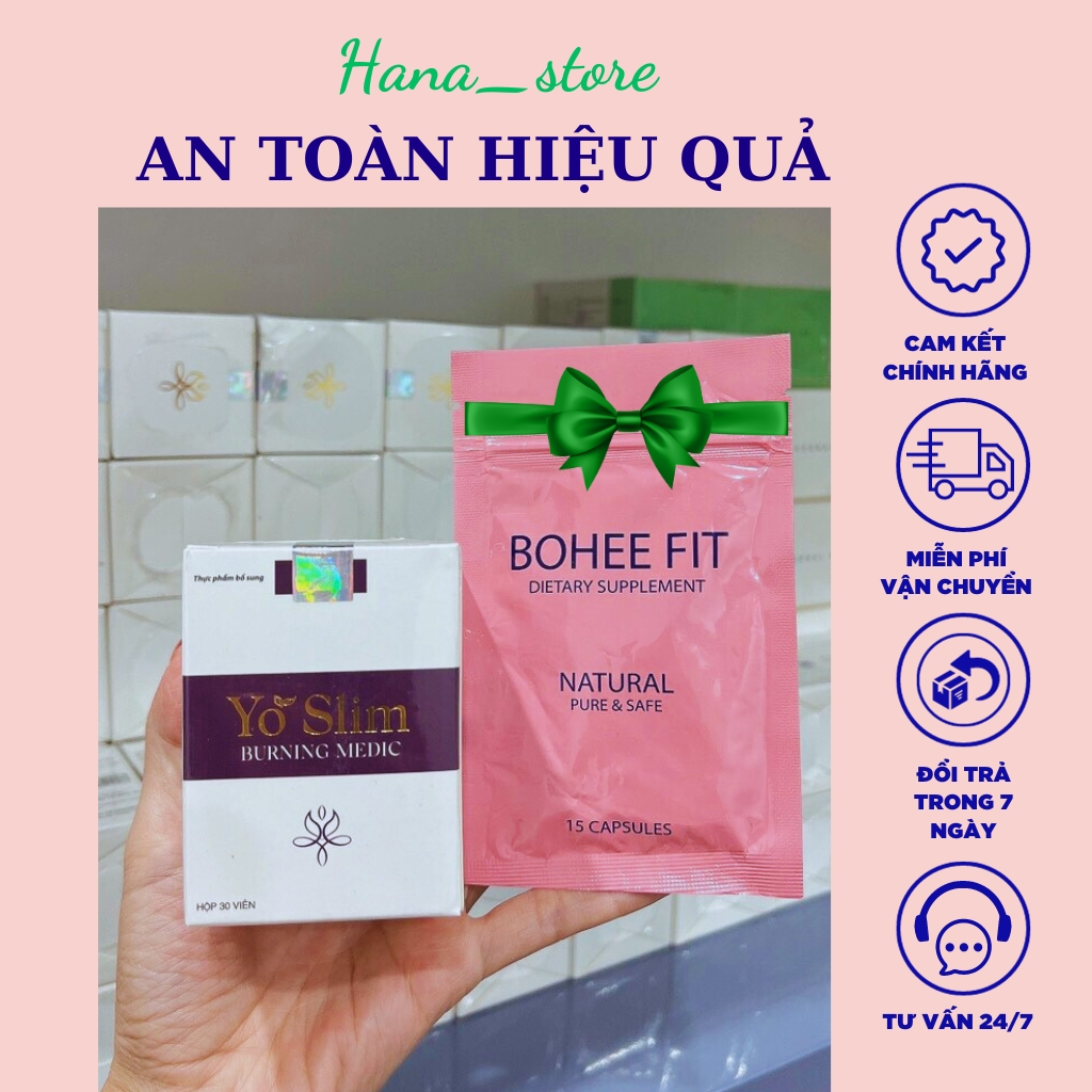 Giảm cân YO SLIM,YO DETOX -Chính hãng giúp giảm cân an toàn 2-3 kg sau 15 ngày sử dụng