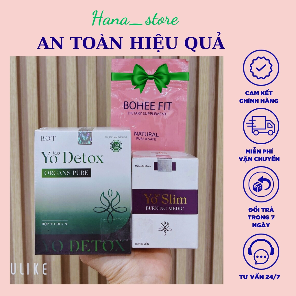 Giảm cân YO SLIM,YO DETOX -Chính hãng giúp giảm cân an toàn 2-3 kg sau 15 ngày sử dụng