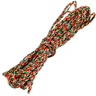 Dây chỉ ngũ sắc (bó 25mét) tết vòng tay handmade Chỉ ngũ sắc ấn độ dạng sợi Từ Tây Tạng
