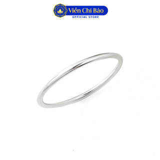 Nhẫn bạc nữ Glib trơn chất liệu bạc S925 - Viễn Chí Bảo N400604
