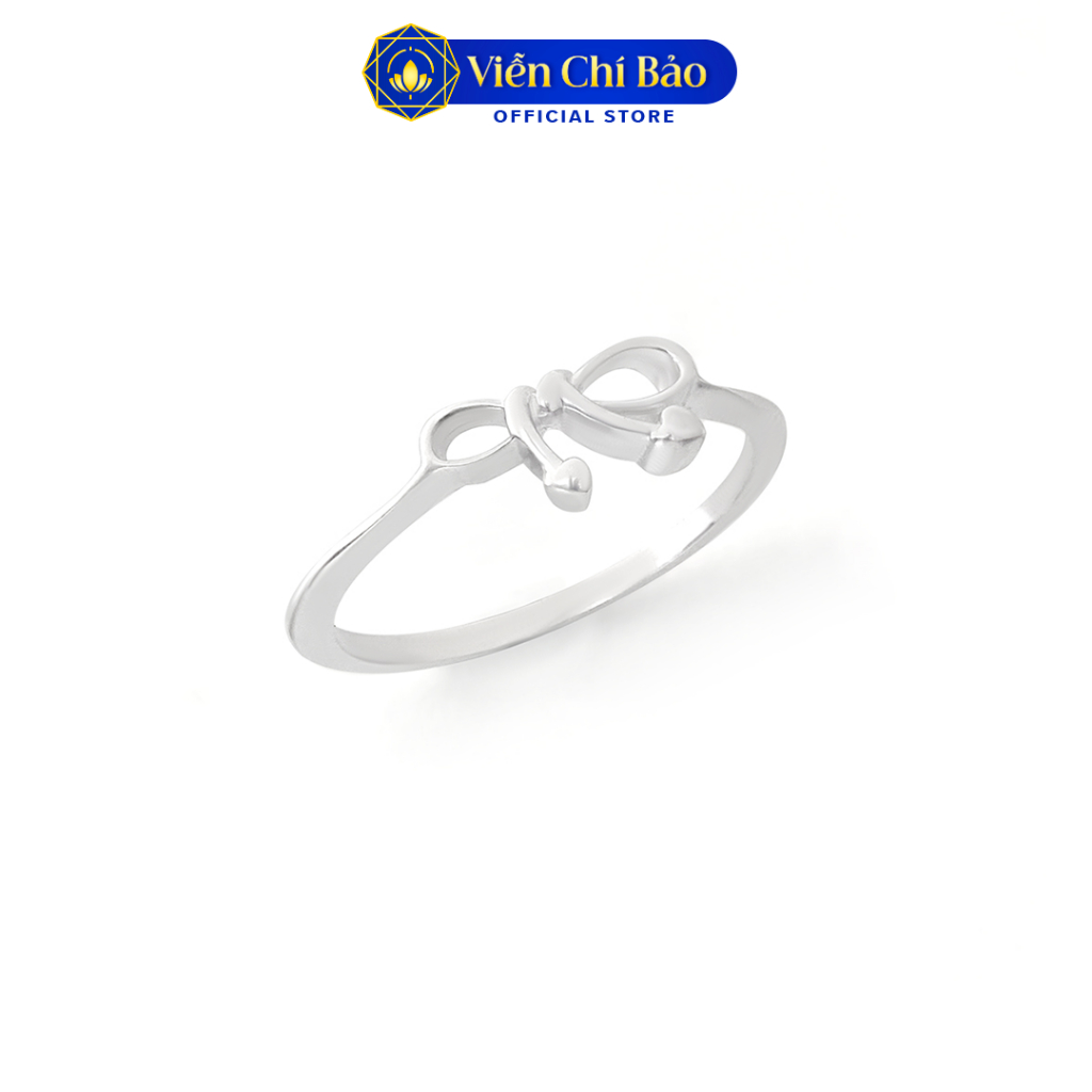 Nhẫn bạc nữ hình nơ chất liệu bạc 925 thời trang phụ kiện trang sức nữ Viễn Chí Bảo N400255