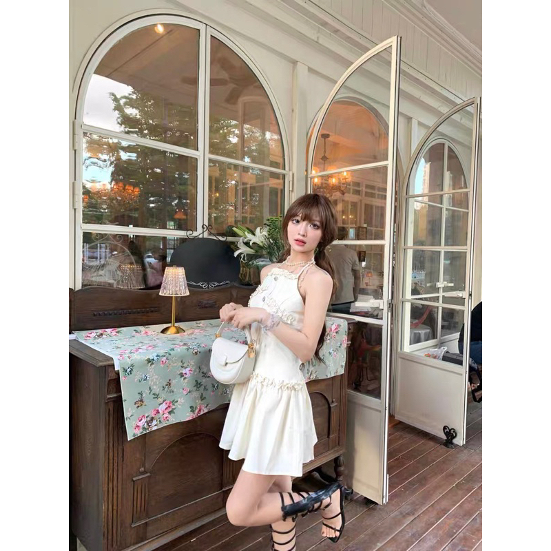 Túi cee ka koa dáng bầu nhỏ túi đáy tròn khuy bọc da hot new 2024