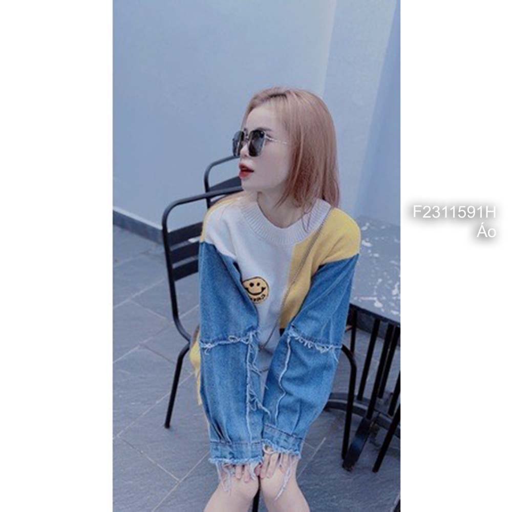 Áo len phối màu tay bò hàng QC! | Trans Store