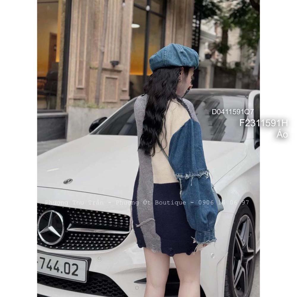 Áo len phối màu tay bò hàng QC! | Trans Store