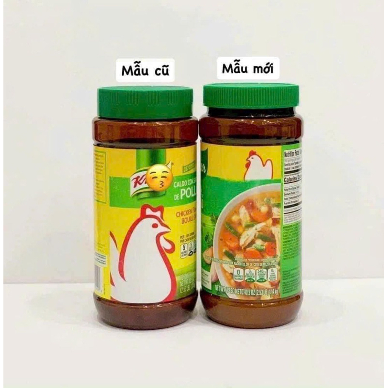 HẠT NÊM KNORR ,Gà 1kg 1,14kg Mỹ