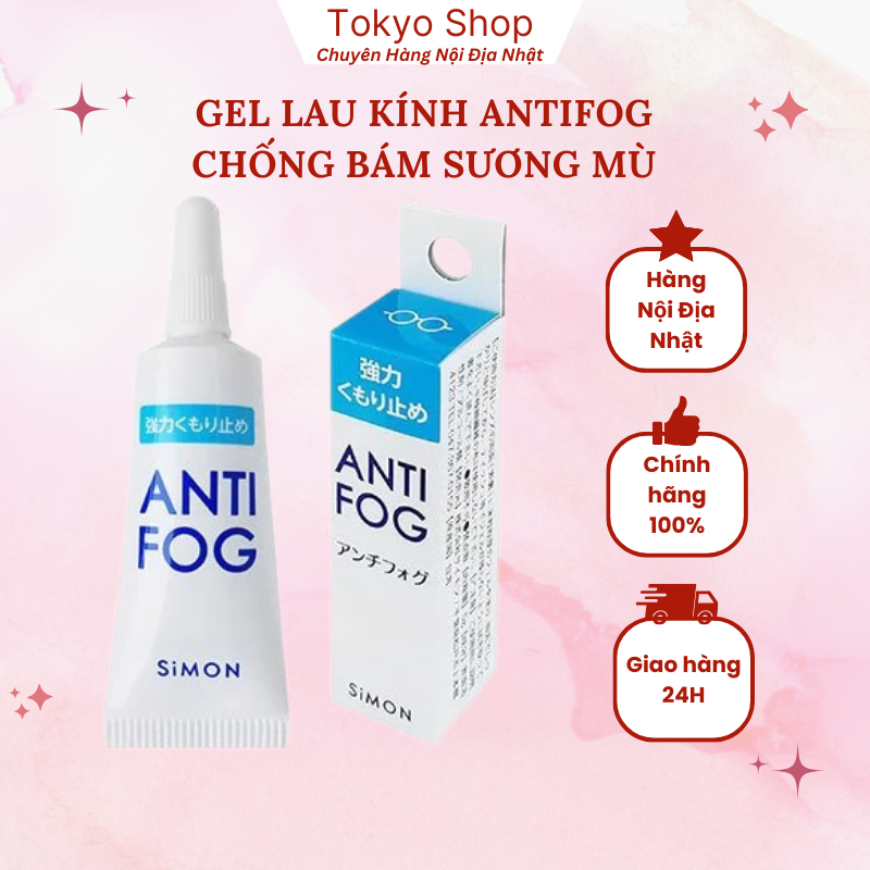 Gel lau kính chống bám hơi nước , chống mờ sương ANTI FOG - Tokyoshopauth