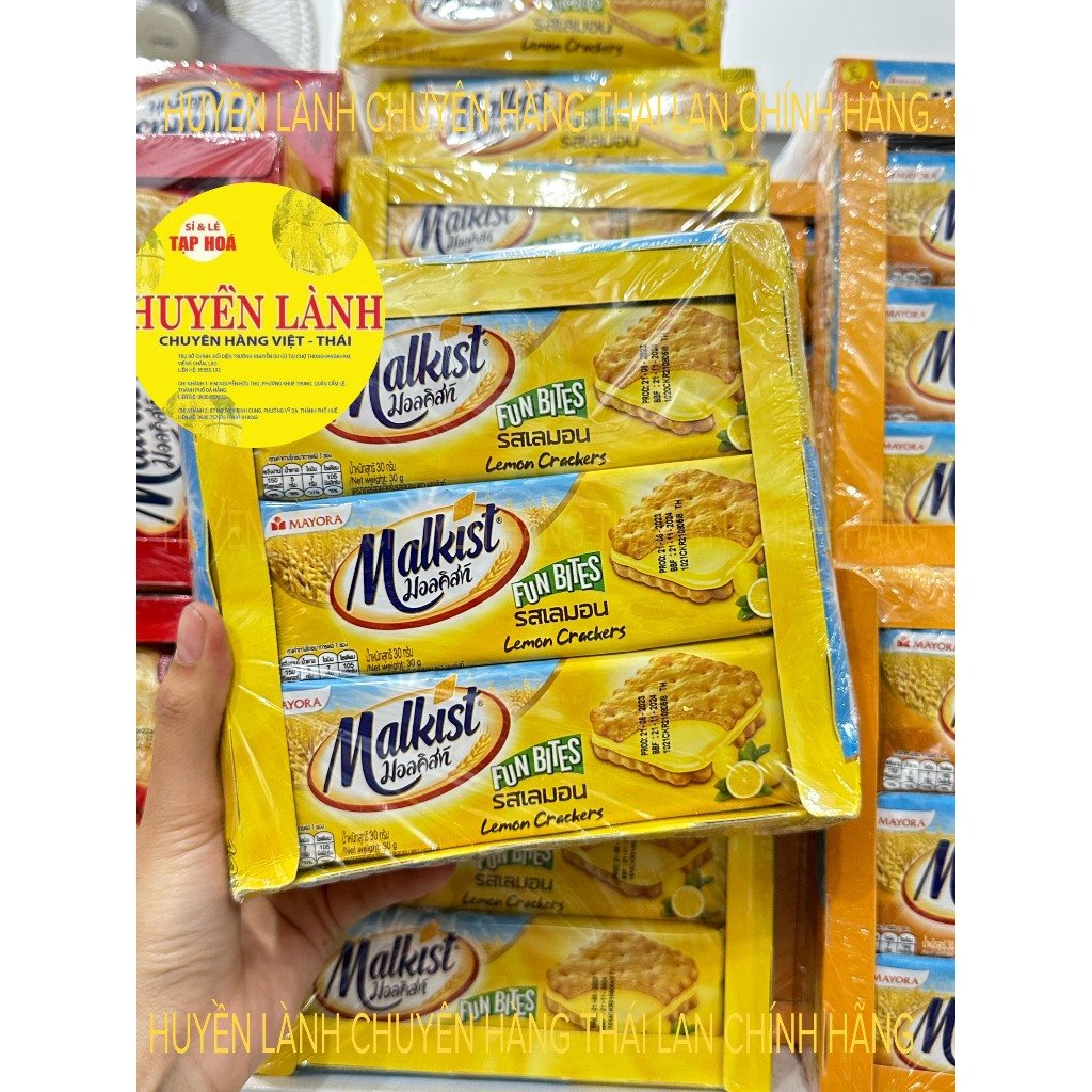 Bánh Quy Malkist Thái Lan 12 cái/hộp -  chính hãng Thái Lan