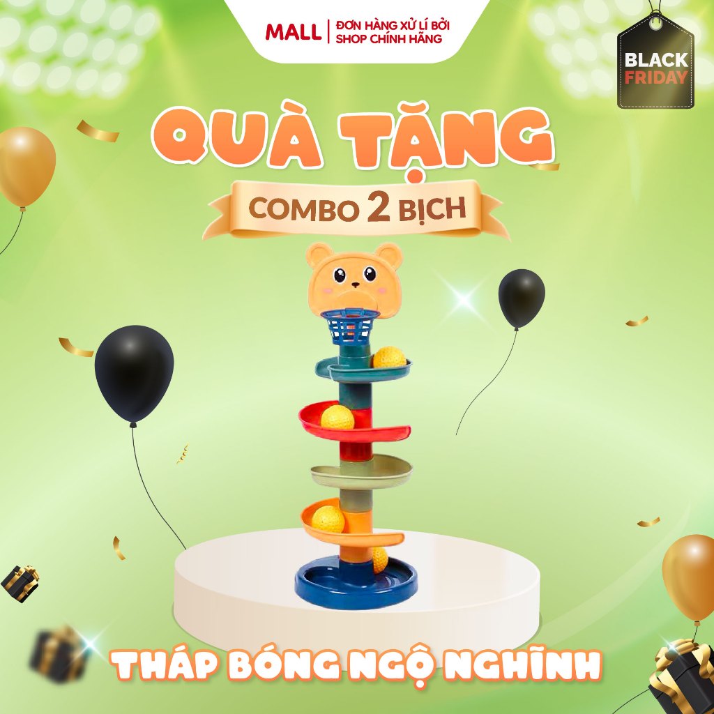 [MKB Gift] Tháp bóng 5 tầng cho bé Kitin Natural