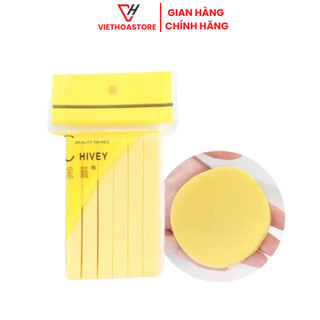 Miếng mút rửa mặt bọt biển "dạng nén" chivey 12 miếng
