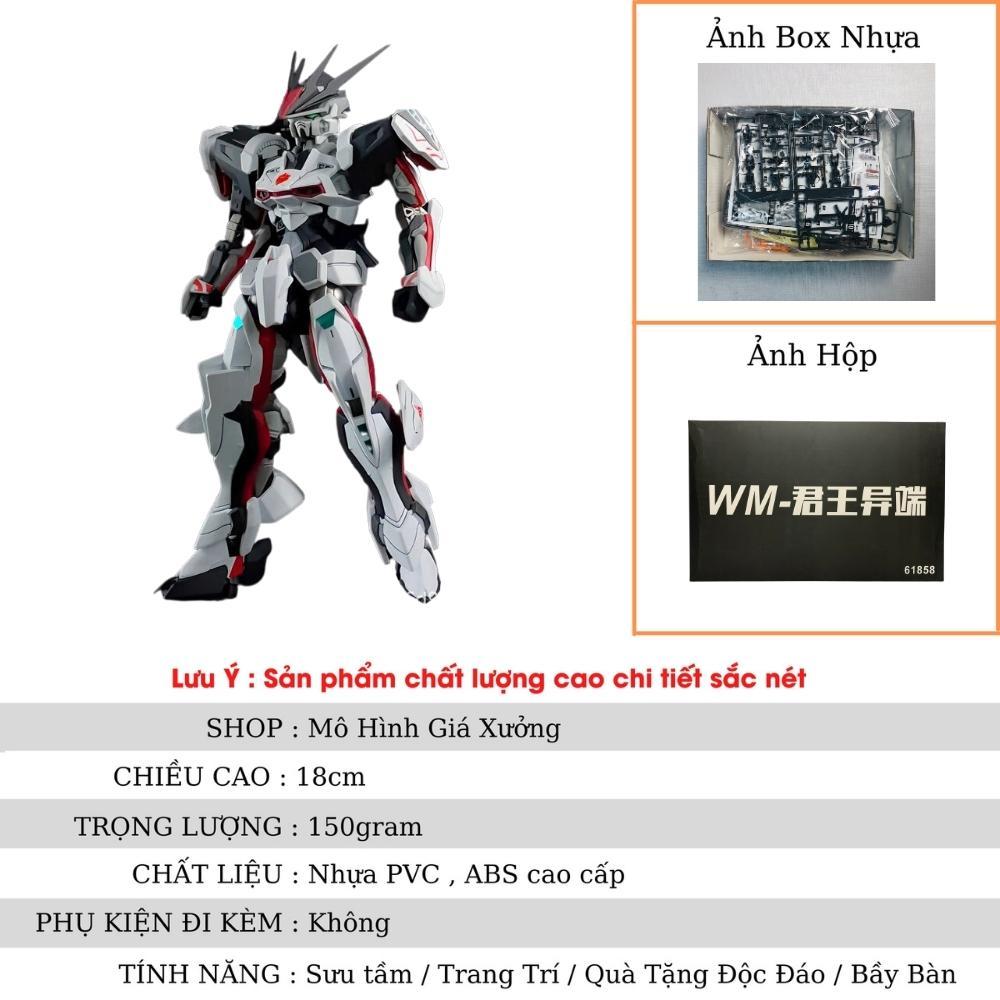 Mô hình XG Gundam WM - Cao 18cm - nặng 150gram - Có BOX : box màu - SKU : 61858 - Figure Gundam - Có hộp màu