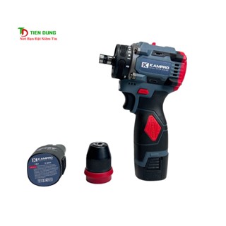 Máy Khoan Pin 16,8V KAMPRO Quick Không Chổi Than Đầu Kẹp Autolook 10mm ( khoan và vít trượt trong 1 sản phẩm )