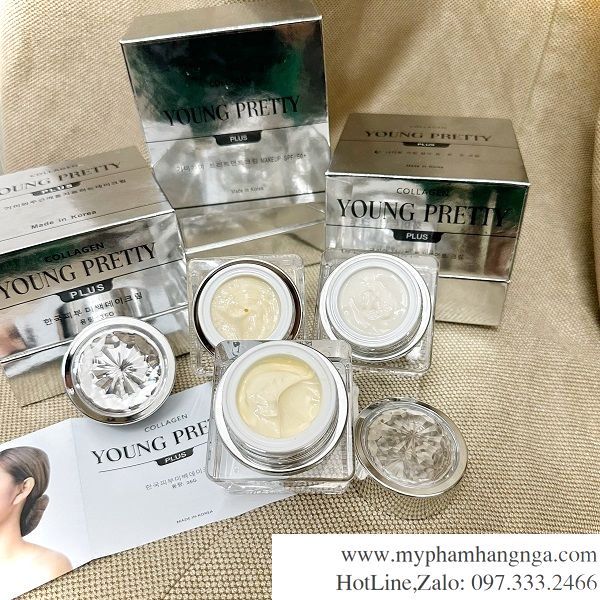 KEM DƯỠNG TRẮNG DA SẠCH NÁM COLLAGEN YOUNG PRETTY PLUS