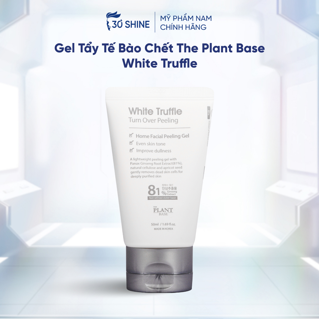 Gel tẩy tế bào chết tẩy da chết The Plant Base - White Trufle Turn Over Peeling 50ml