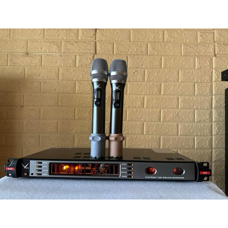 Micro bóng đèn KTV model KF8 - Hát cực phê, tiếng bay