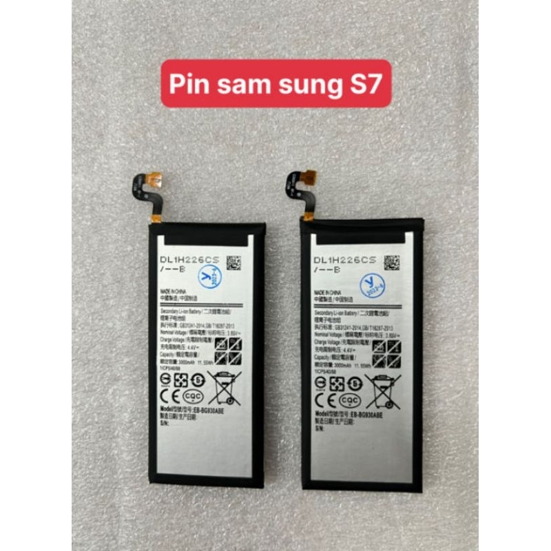 Pin SAMSUNG S6, S7, S7e, S8, S9, S9+, S10, S10+, Note10, Note10+, S20, S20+, S20ultra, Note20, Note20ultra,...