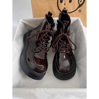 (Sẵn + Hoả tốc) Giày Bốt Martin cổ thấp ulzzang kiểu dáng basic-G09-Naii.order