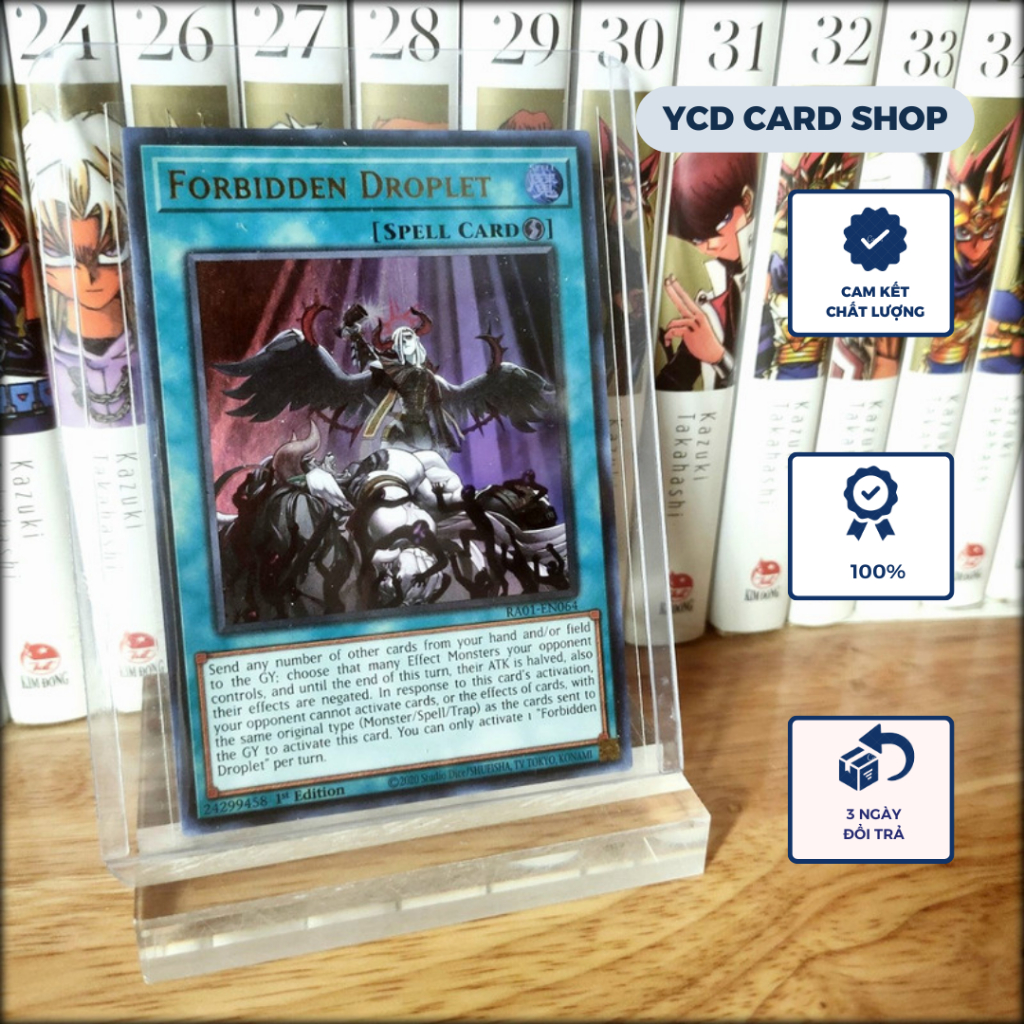 Thẻ bài Yugioh Chính Hãng Forbidden Droplet