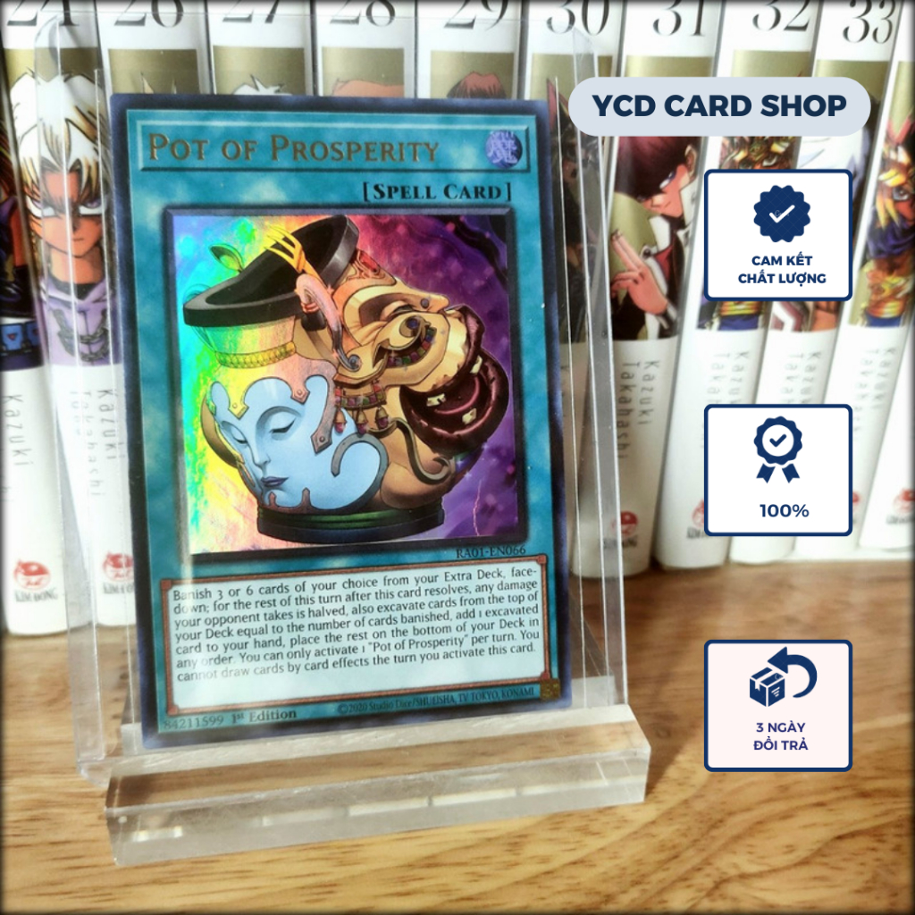 Thẻ bài Yugioh Chính Hãng Pot of Prosperity