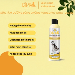 [LXPET] Sữa tắm DIVA giảm rụng lông cho chó mèo 260ml