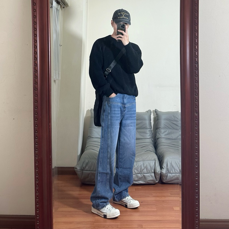 Quần jeans baggy nam bản sample Brokeboiz