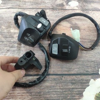 Bộ cụm công tắc tay lái xe Jupiter MX, Gravita - Công tắc còi, Công tắc Đề xe máy Jupiter MX