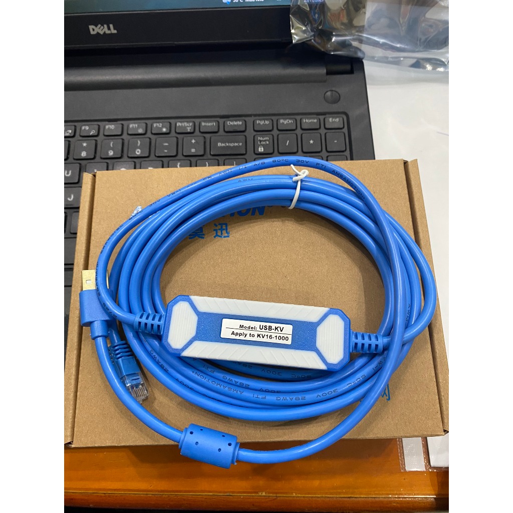 Cáp lập trình USB-KV cho PLC Keyence KV (chính hãng amsamotion)
