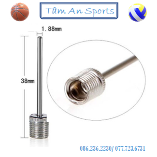 Kim bơm bóng rổ, bóng chuyền, kim bơm bóng thể thao tiện dụng - Thể thao Tâm An