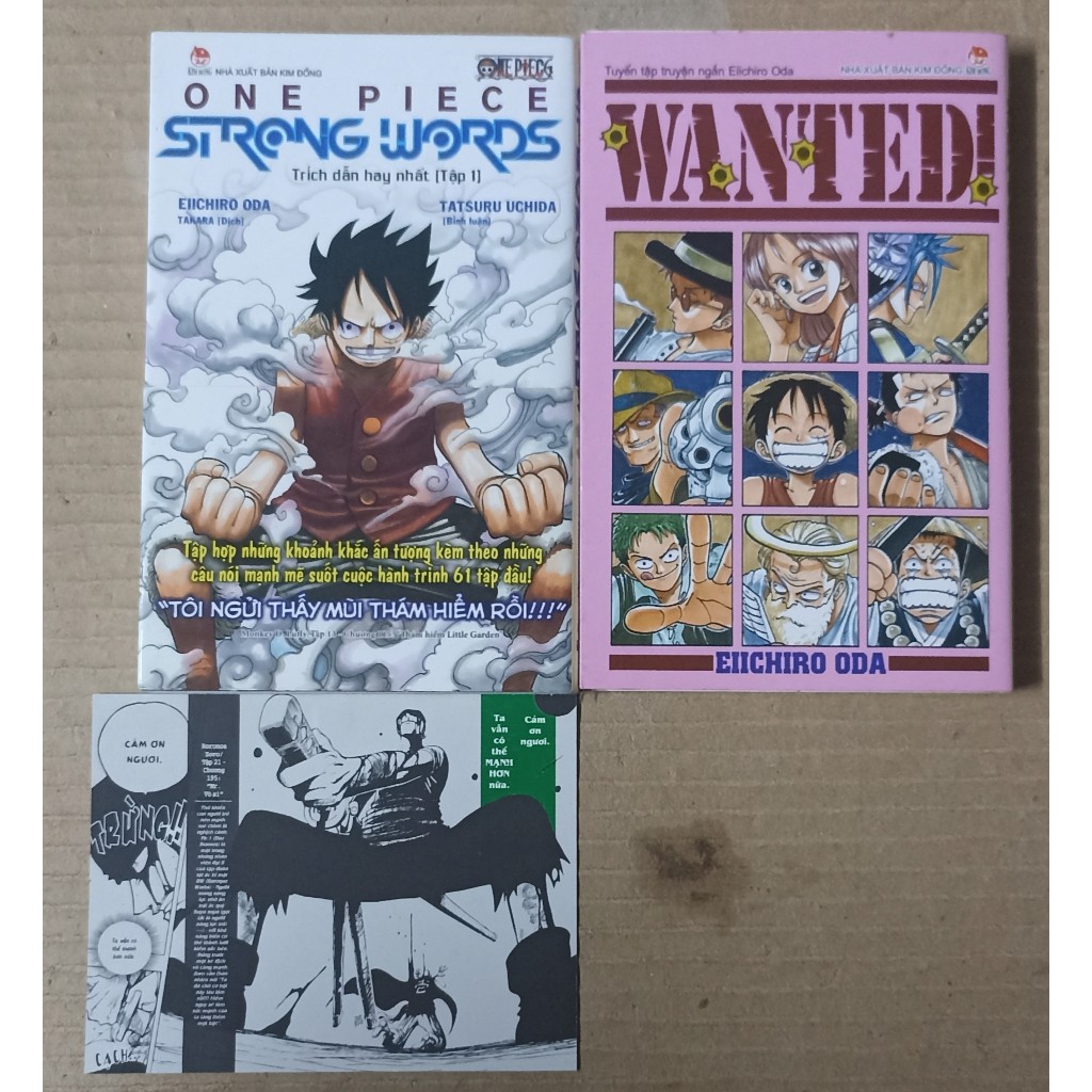 One Piece strong words trích dẫn hay nhất T1, Tuyển tập truyện ngắn WANTED
