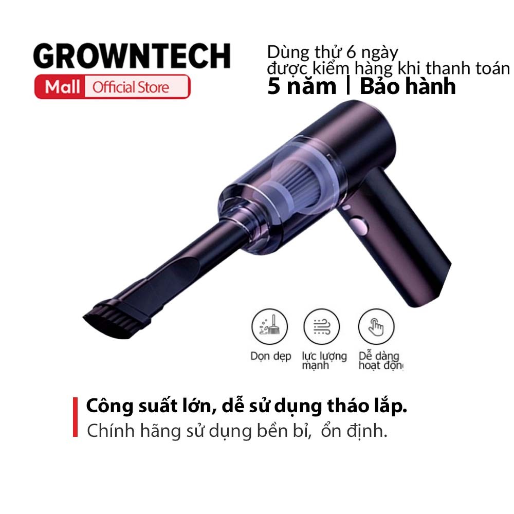 Máy hút bụi cầm tay mini chính hãng cao cấp D08 hút giường nệm,ô tô không dây lực hút siêu mạnh sử dụng pin sạc