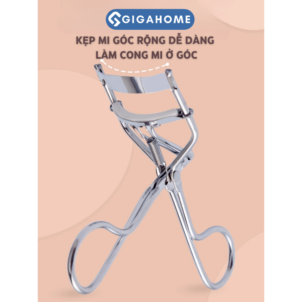 Kẹp Bấm Mi Siêu Cong, Kim Loại Màu Đen GIGAHOMEVN 2668