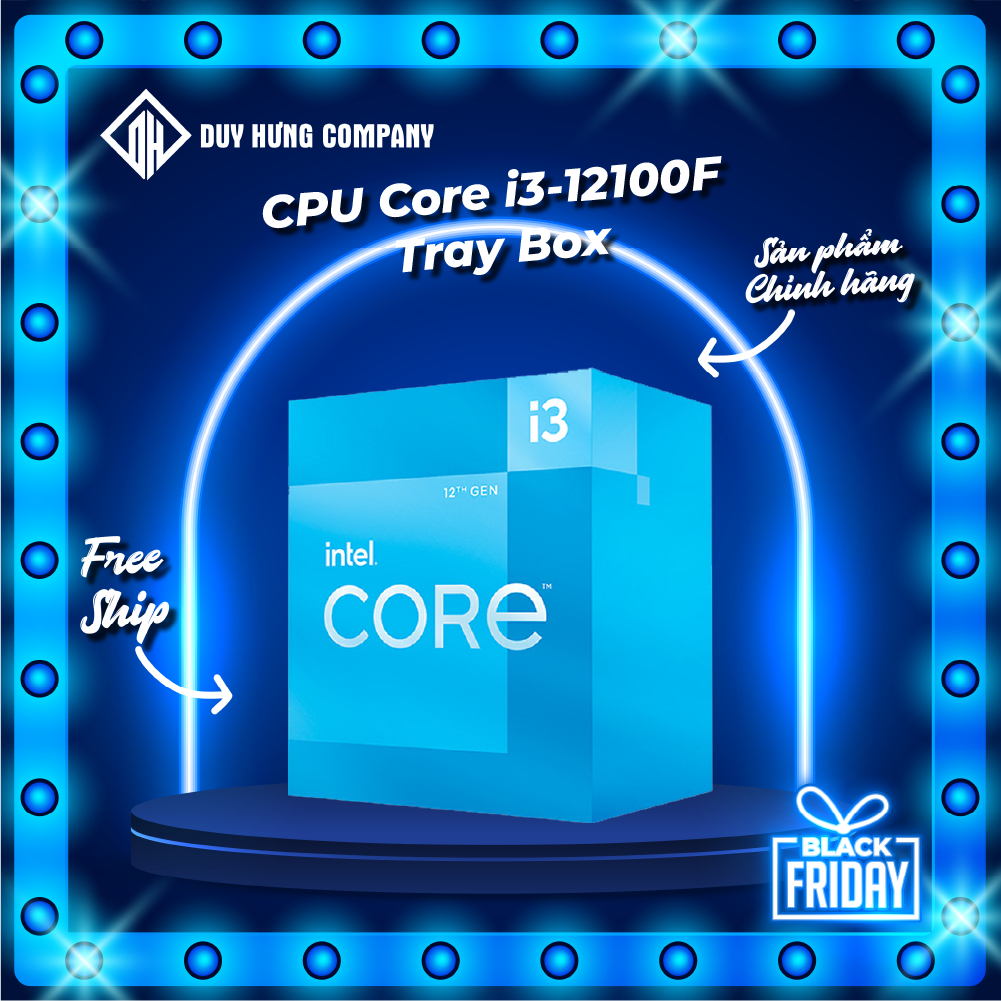 CPU Intel Core i3 12100F Tray (3.30 Up to 4.30GHz | 12MB | 4C 8T | Socket 1700 | Alder Lake | No GPU