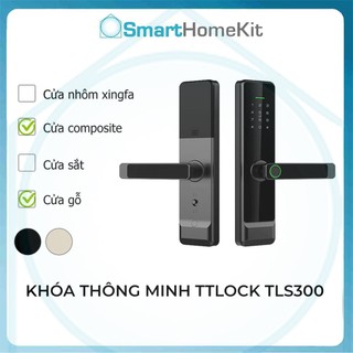 Khóa vân tay thông minh TTLock TLS300 - Kết nối Bluetooth, Mở khóa vân tay, thẻ từ, mật khẩu