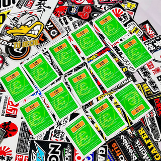 Decal Sticker Logo Tem Thông Số Tem Nhãn Năng Lượng Xanh, Tem Xe Máy, Sh, AB, Wave v.v Tem Bền Màu Chống Thấm Nước