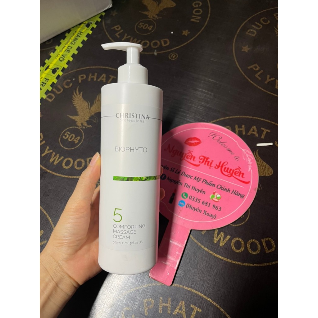 Kem massage cung cấp dưỡng chất cho da Christina BioPhyTo - SALON5 - COMFORTING MASSAGE CREAM 500ml