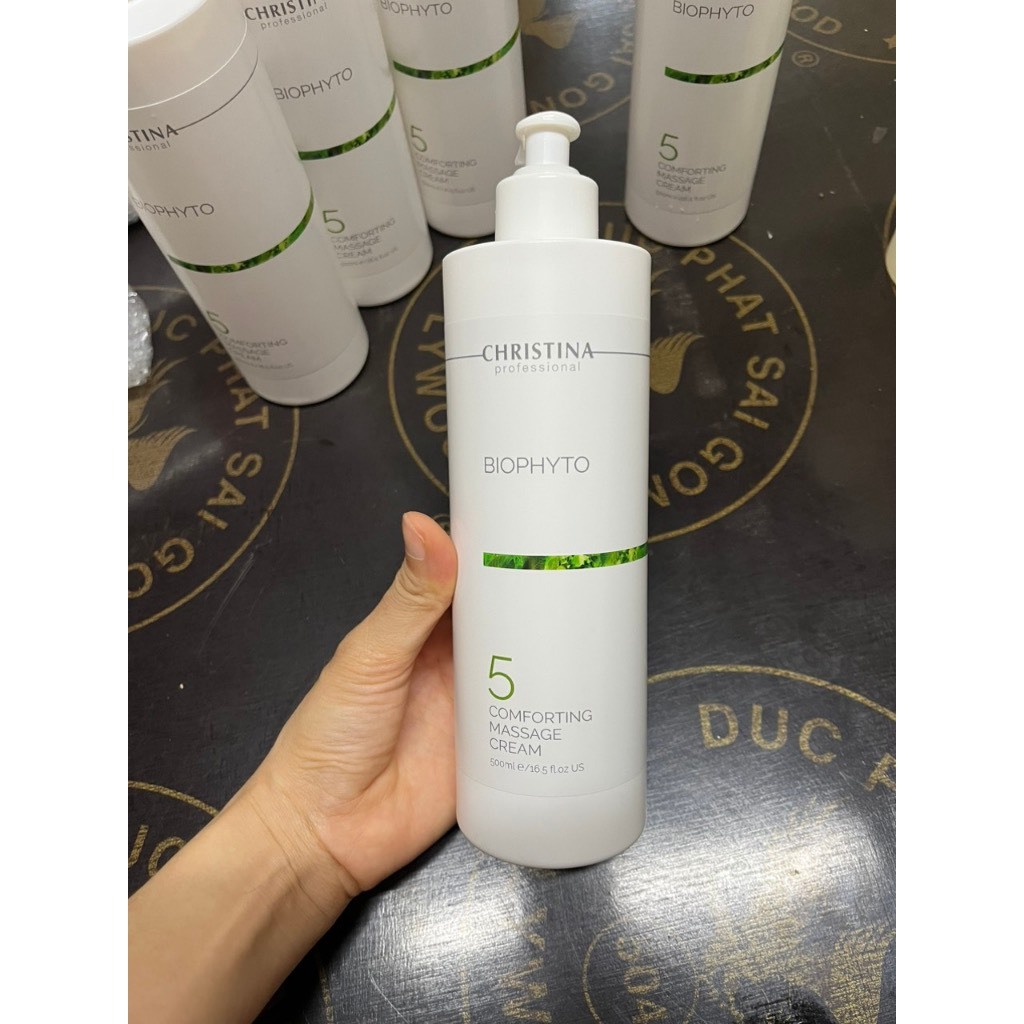 Kem massage cung cấp dưỡng chất cho da Christina BioPhyTo - SALON5 - COMFORTING MASSAGE CREAM full 500ml