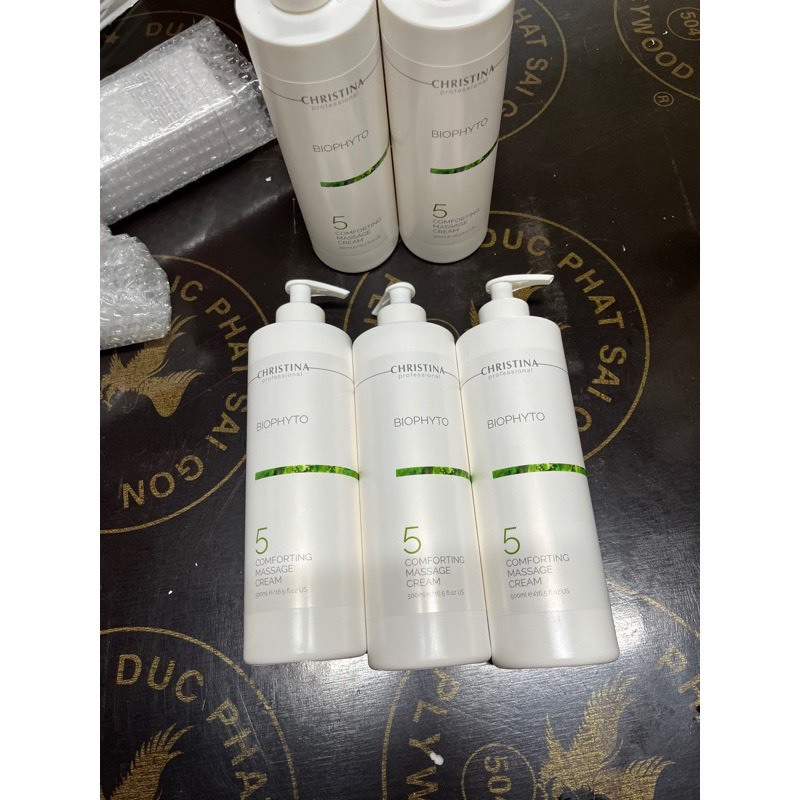 Kem massage cung cấp dưỡng chất cho da Christina BioPhyTo - SALON5 - COMFORTING MASSAGE CREAM full 500ml