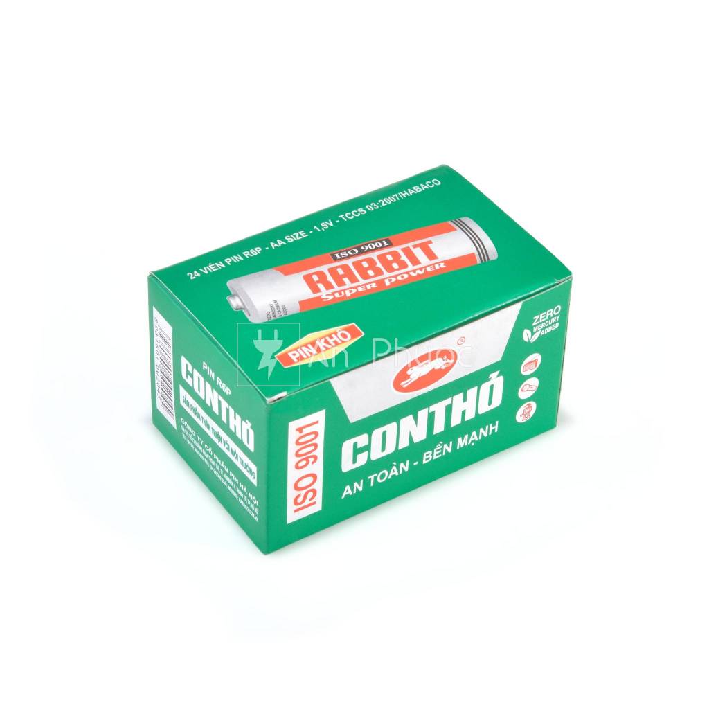 Pin tiểu AA và AAA Con Thỏ Habaco Rabbit R6P và R03P