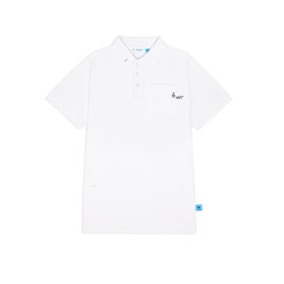 Áo thun levents drop shoulder ss polo shirt/ white